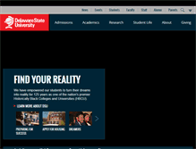 Tablet Screenshot of desu.edu